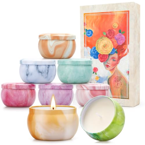 NVGCX set de velas aromaterapia 8-frutas-florales para ambientes relajantes