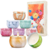 NVGCX set de velas aromaterapia 8-frutas-florales para ambientes relajantes