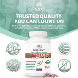 NWC Naturals Belly-Ease complemento de enzimas y probióticos para digestión