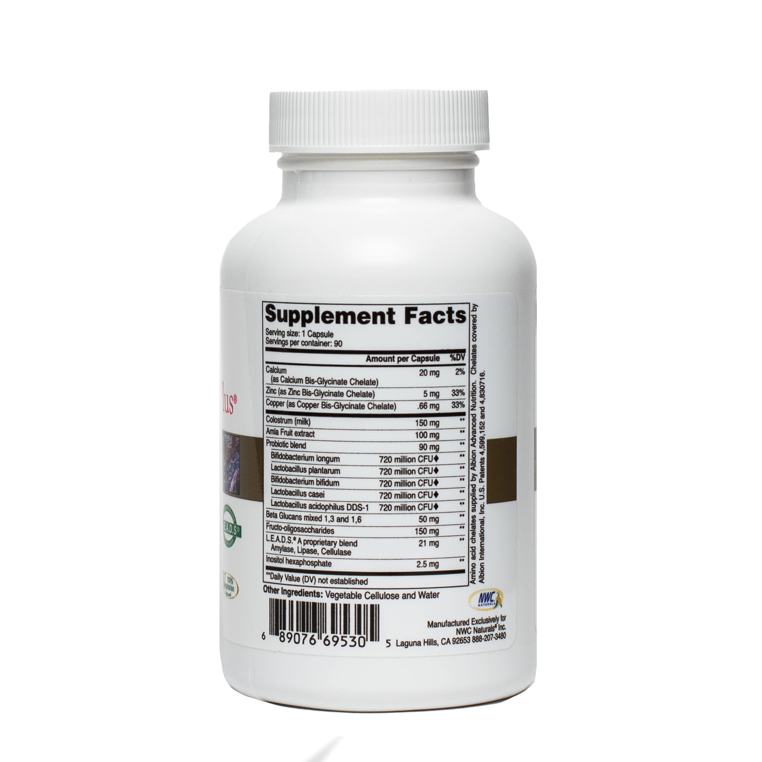 NWC Naturals Pro-Biotics Plus apoyo al sistema inmunitario de forma natural