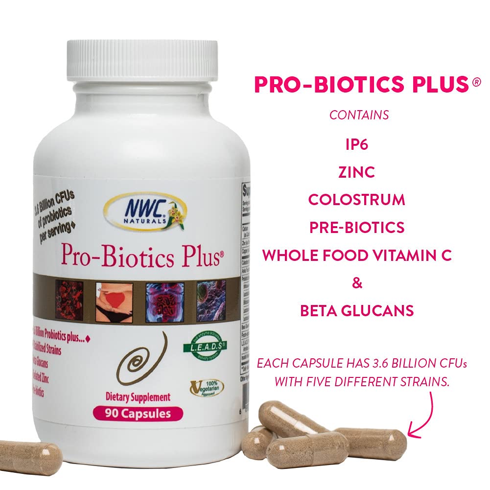 NWC Naturals Pro-Biotics Plus entrega enzimas activadas para mejor absorción