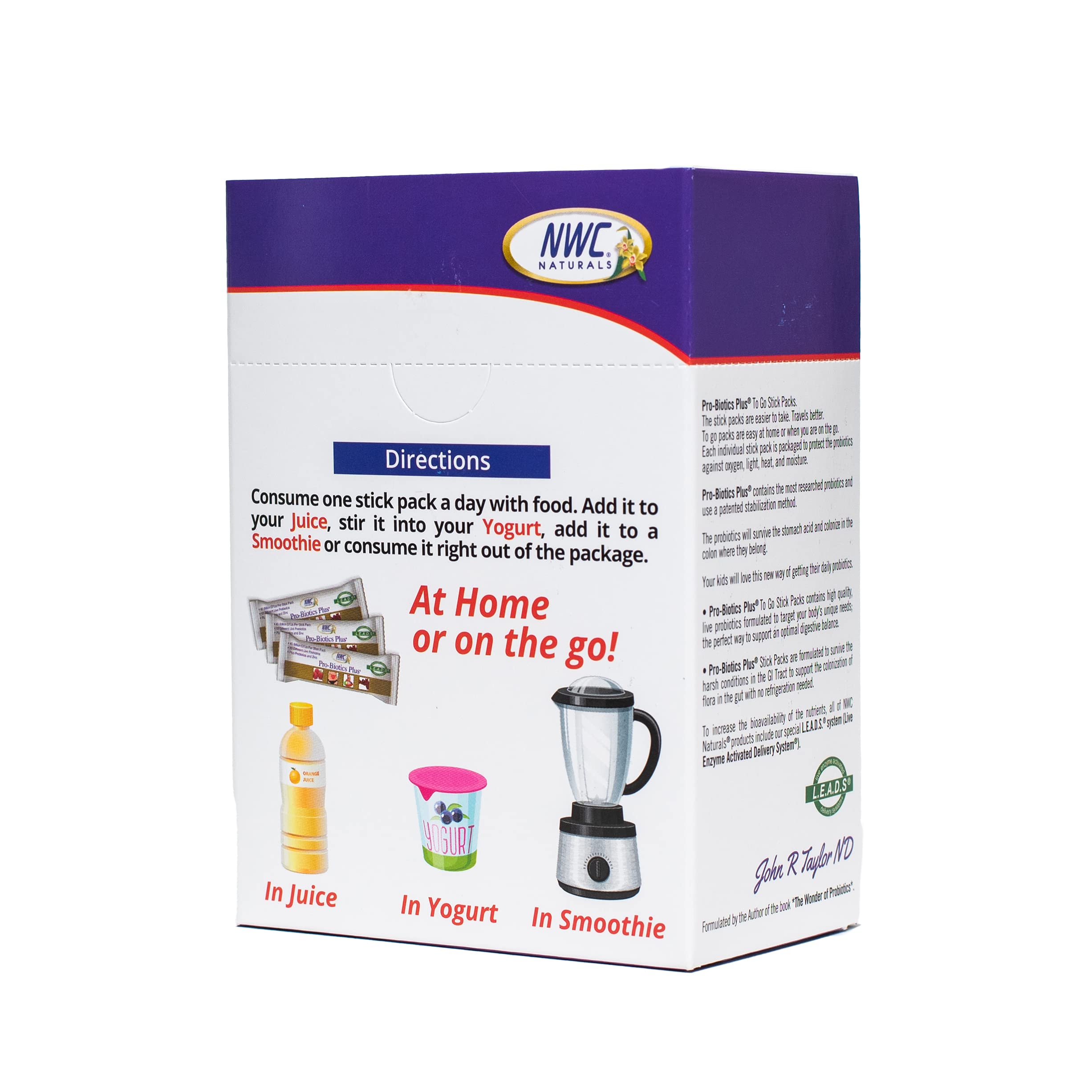 NWC Naturals Pro-Biotics Plus para toda la familia, rutina saludable.