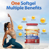 NYO3 Krill Oil: astaxantina en cápsula para antioxidantes naturales.
