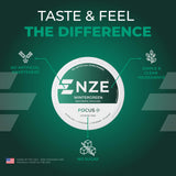 Uso diario de NZE Focus sin cafeína para claridad mental