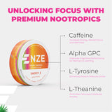 Etiqueta NZE Tropic Mango sin azúcares artificiales
