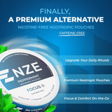 NZE bolsitas nootropicas alpha-gpc con menta para claridad mental
