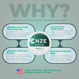 NZE Caféína Nootrópico: formulación de alta calidad fabricada en Estados Unidos.