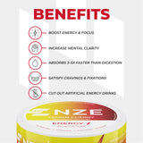 NZE bolsitas con absorción rápida para energía y rendimiento inmediato