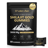 O NATURE ZIRAN gomitas shilajit, empaque frontal para rápida identificación del producto.