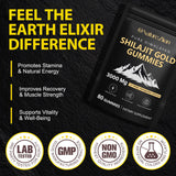 Consumo diario más cómodo con las gomitas Shilajit de O NATURE ZIRAN.
