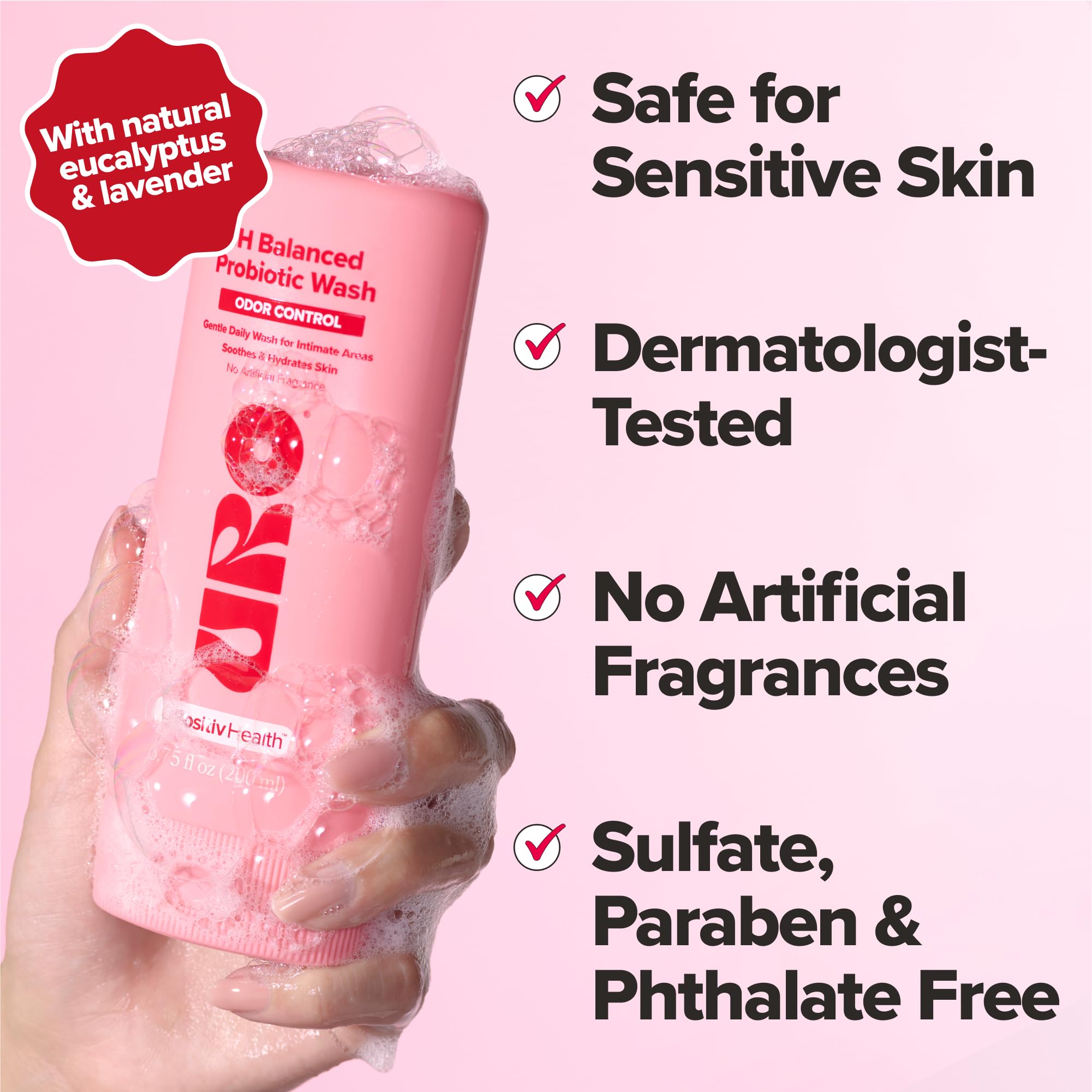 O Positiv URO con fermentos probióticos para mantener un microbioma suave y equilibrado.