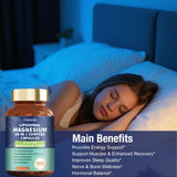 Oakevlp Magnesio Liposomal, cápsulas junto a un vaso de agua, ingesta práctica y rápida.