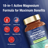 Oakevlp Magnesio Liposomal, empaque listo para almacenamiento cómodo en la rutina diaria.