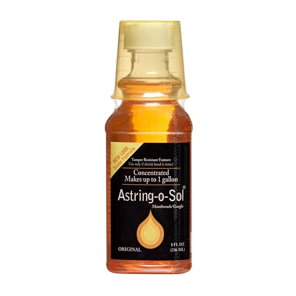 Oakhurst Co. Astring-O-Sol enjuague bucal concentrado, frescura y uso versátil en frasco original