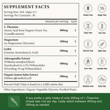 Oasis Force L-Teanina 400 mg, botella vegana y natural.