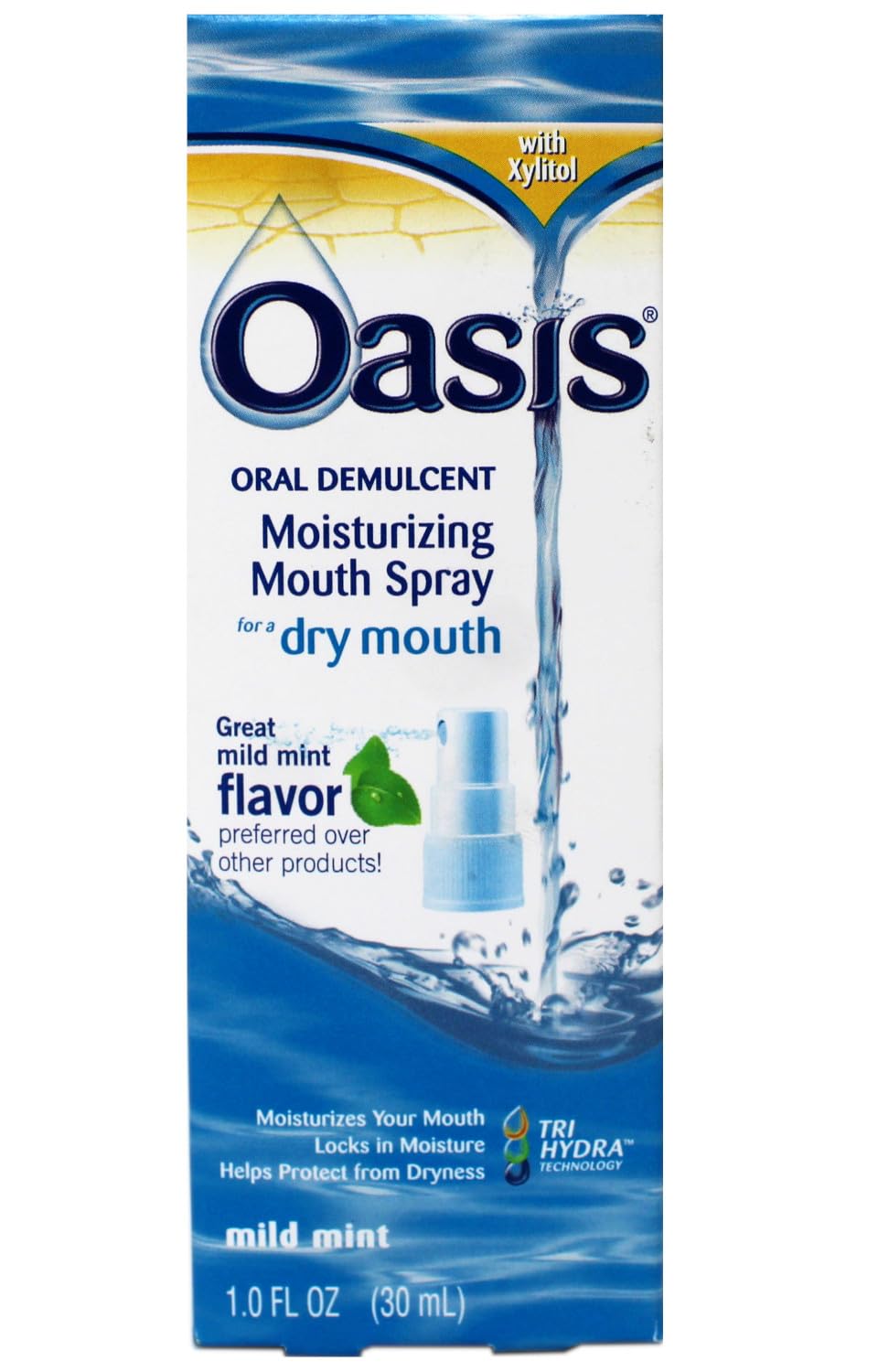 Oasis rociador boca uso rápido, tamaño compacto para llevar.