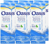 Oasis Spray para boca seca, aplicación rápida para alivio inmediato.