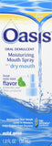Spray Oasis para boca seca, envase de 1 oz, hidratación rápida.