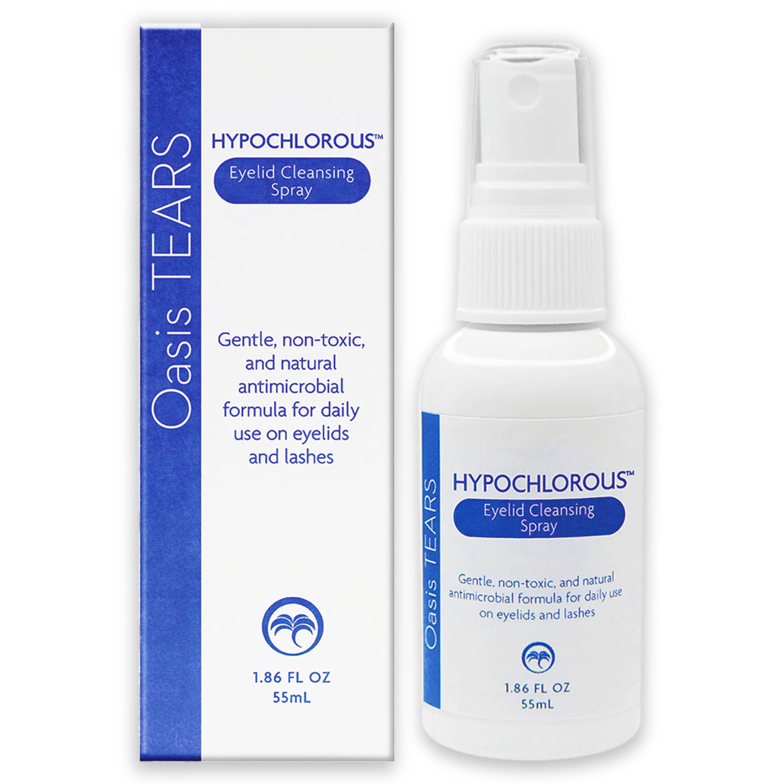 Oasis TEARS HYPOCHLOROUS con pulverizador para higiene diaria de ojos
