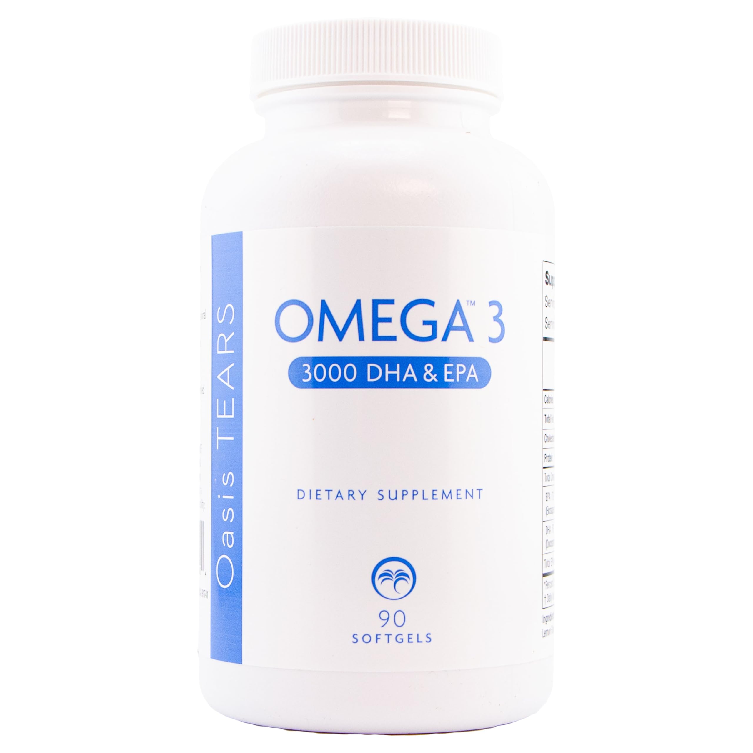 Oasis Tears Omega ON3000, cápsulas brillantes para ingesta diaria.