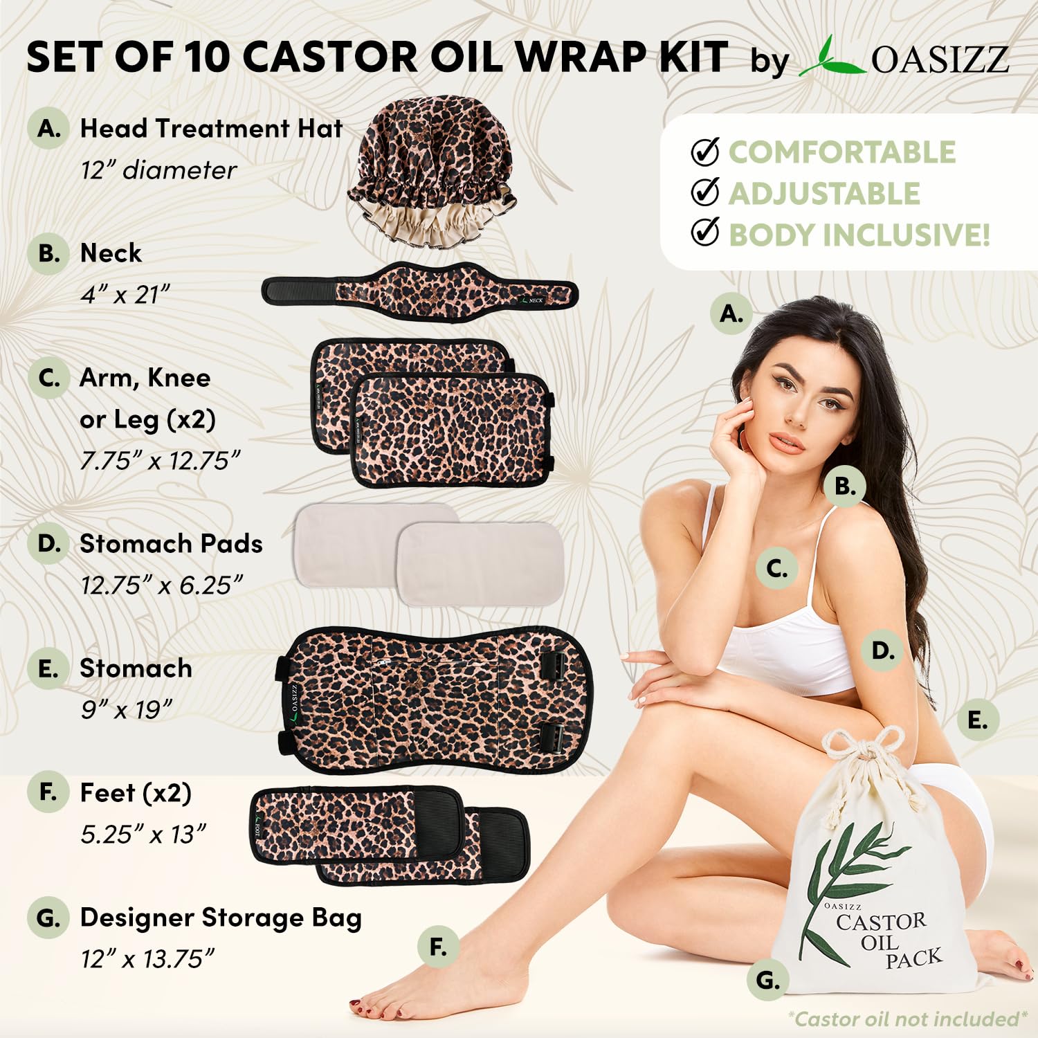 OASIZZ bolsa almacenamiento: estuche práctico para guardar kit