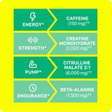 Oath Nutrition compañero de entrenamiento para enfoque y resistencia.