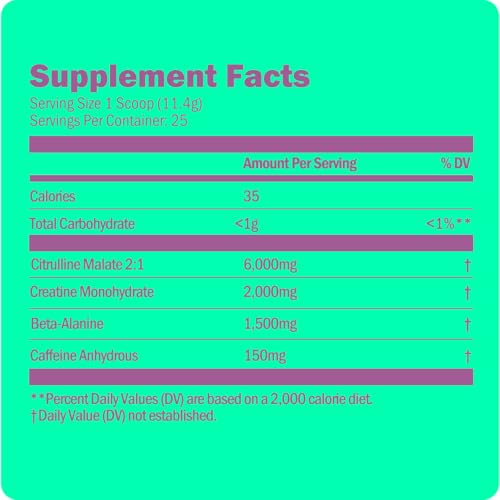 Oath Nutrition Sport Pre-Entrenamiento Appleberry envase con 25 porciones, conveniencia diaria.