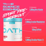 Oath Nutrition Sport Pre-Workout Coco Razz: creatina monohidratada para impulso de fuerza durante el entrenamiento.