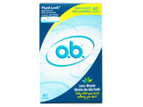 o.b. Pro Comfort ranuras FluidLock brindan protección confiable durante el uso diario.