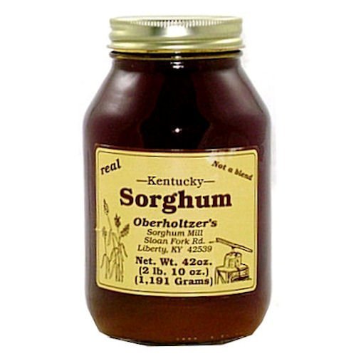 Oberholtzer's sorgo Kentucky: botella lista para endulzar postres y salsas
