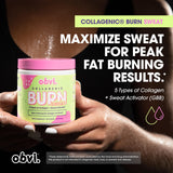 Obvi Collagenic Burn Sweat, pimienta de cayena para potenciar la termogénesis.