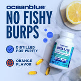 Oceanblue Omega-3 2100: cápsulas sin burbujas para una experiencia más suave.