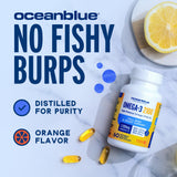 Oceanblue Omega-3 2100mg origen sostenible, pesca responsable.