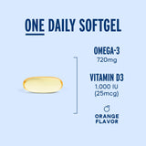 Oceanblue Omega-3 720 mg, cápsulas concentradas para bienestar general.