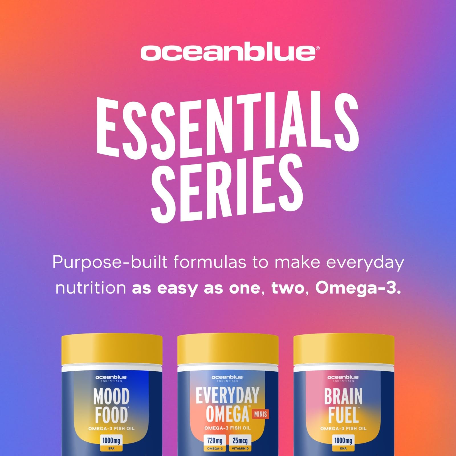 Oceanblue Omega-3 sabor naranja, experiencia de consumo agradable.