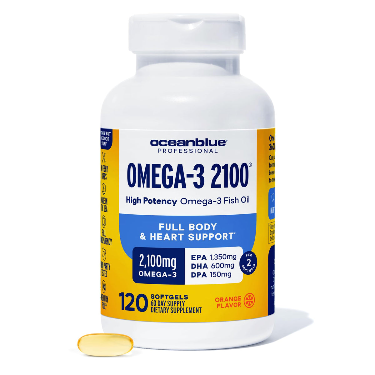 Oceanblue Omega-3 2100 mg cápsulas para uso diario