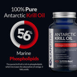 Oceanutra Capsulas Krill 1000mg: presentación diaria para apoyo de omega-3.