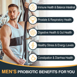 Ocshesally probióticos con curcuma arandano goji para bienestar masculino.