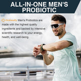 Ocshesally cápsulas de probióticos, dos al día para salud intestinal.
