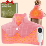 OCTROT almohadilla caliente pesada rosa para cuello, ofrece relajación localizada.