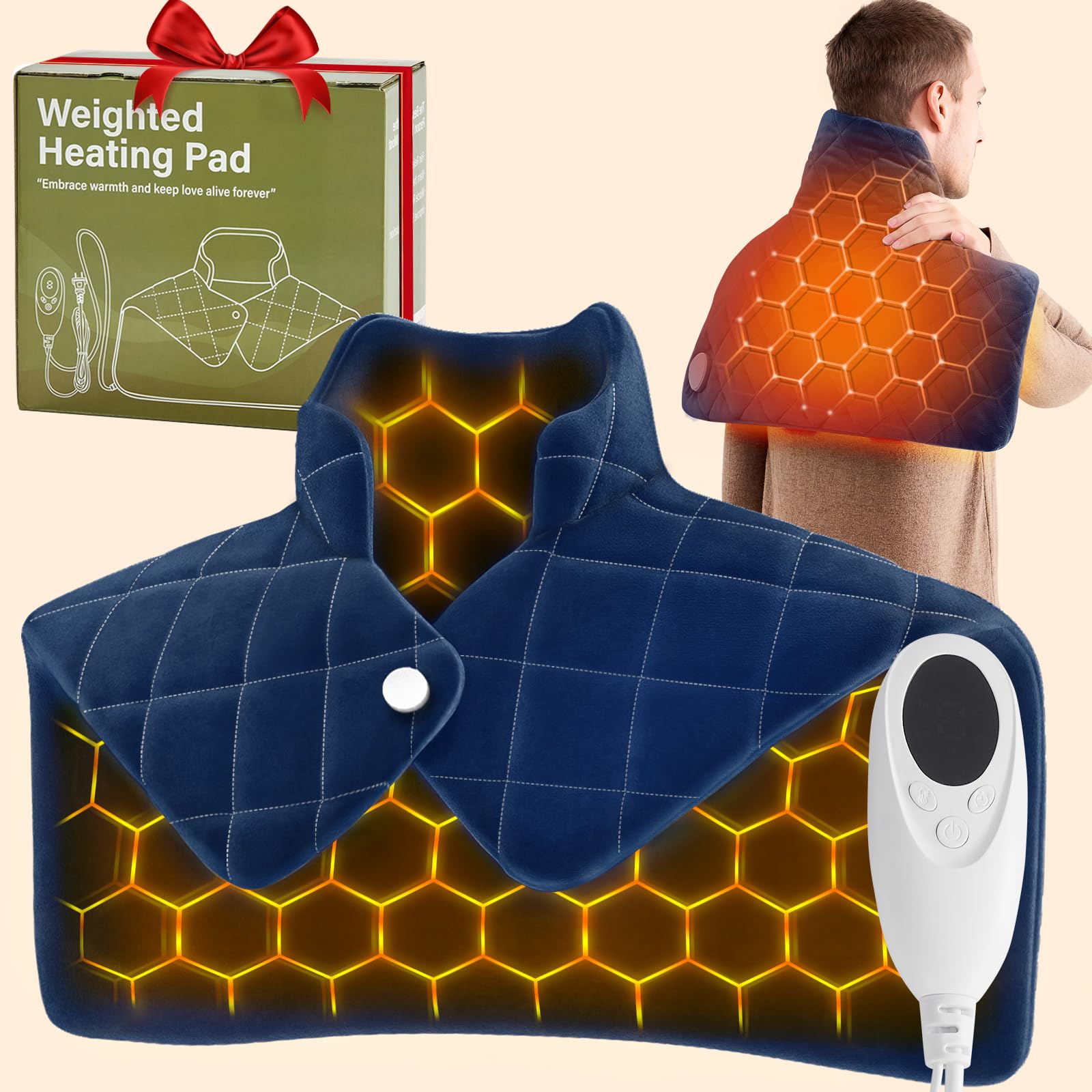 Almohadilla OCTROT para cuello, calor suave para relajación en casa.