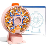 Odaro dispensador de píldoras semanal, ideal para organización en la pared