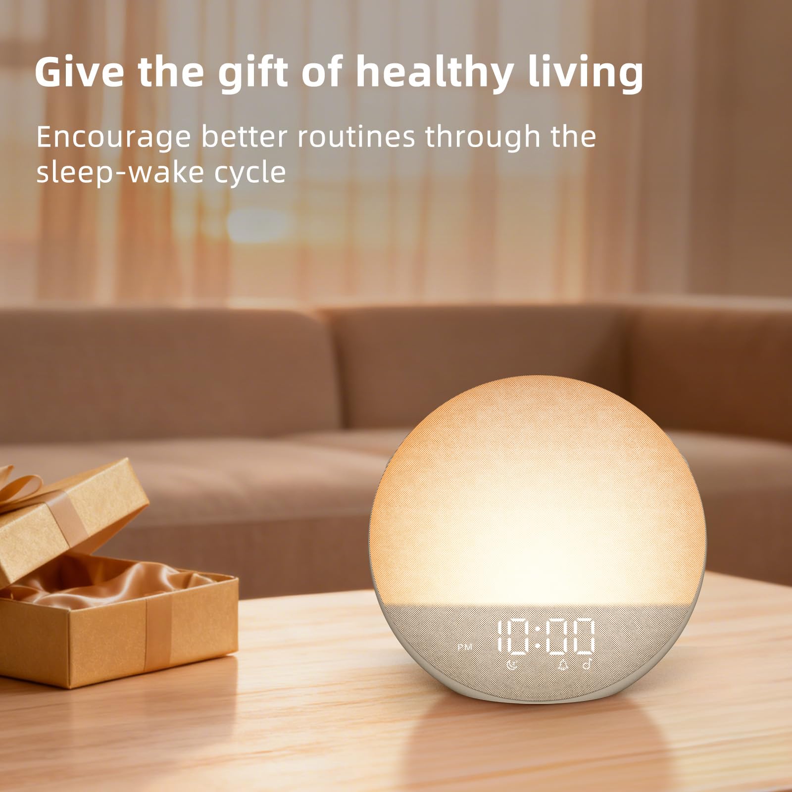 Odokee alarma-amanecer-sin-sonido: despertar natural sin ruido.