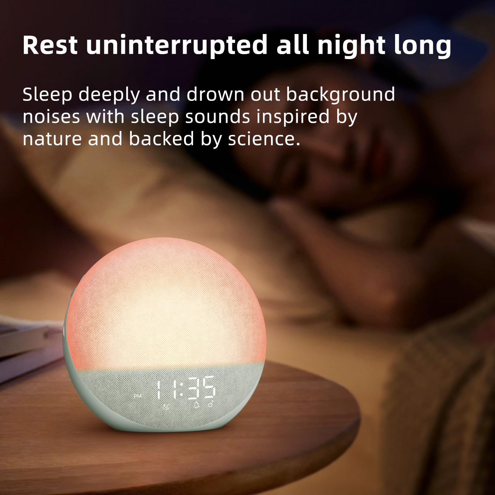 Odokee Despertador con 7 tonos de alarma para personalizar mañanas