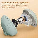 Odokee Despertador con altavoz Bluetooth para música y podcasts