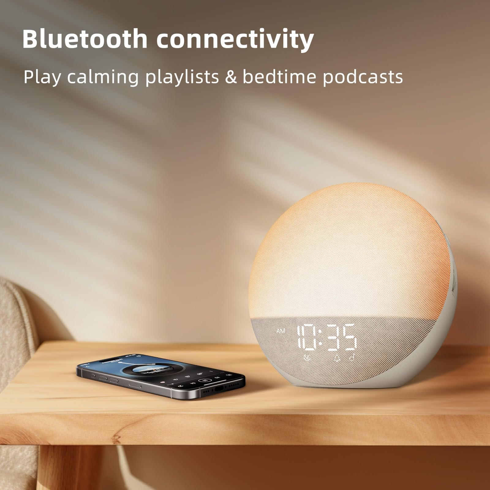 Odokee despertar-modos-3: personaliza inicio de día con luz y sonido.
