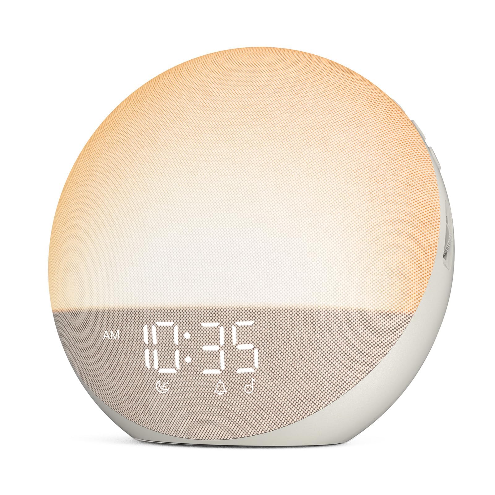 Odokee reloj-amanecer con luz ajustable para despertar suave cada mañana.