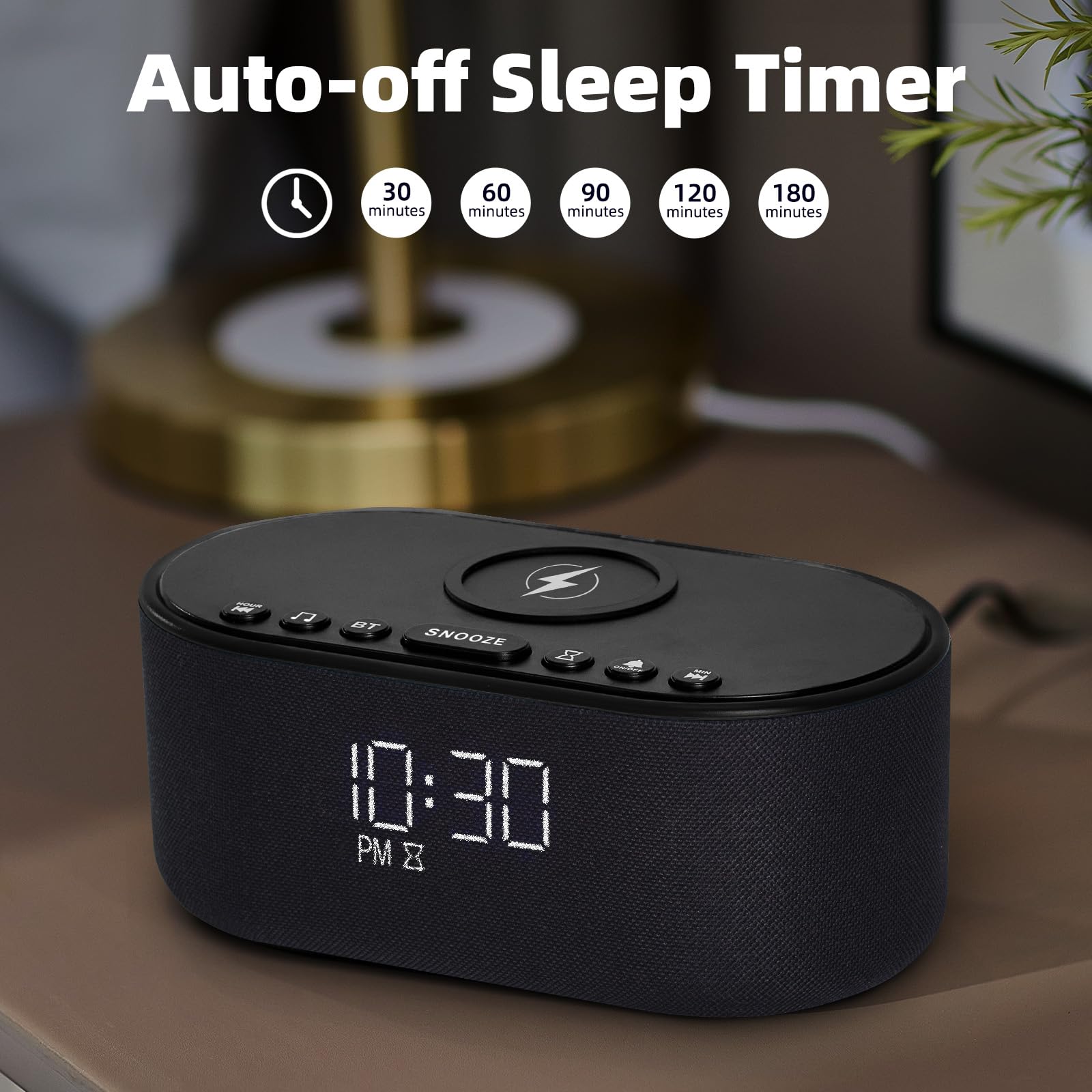 Odokee Temporizador de sueño y alarma para mayor comodidad nocturna