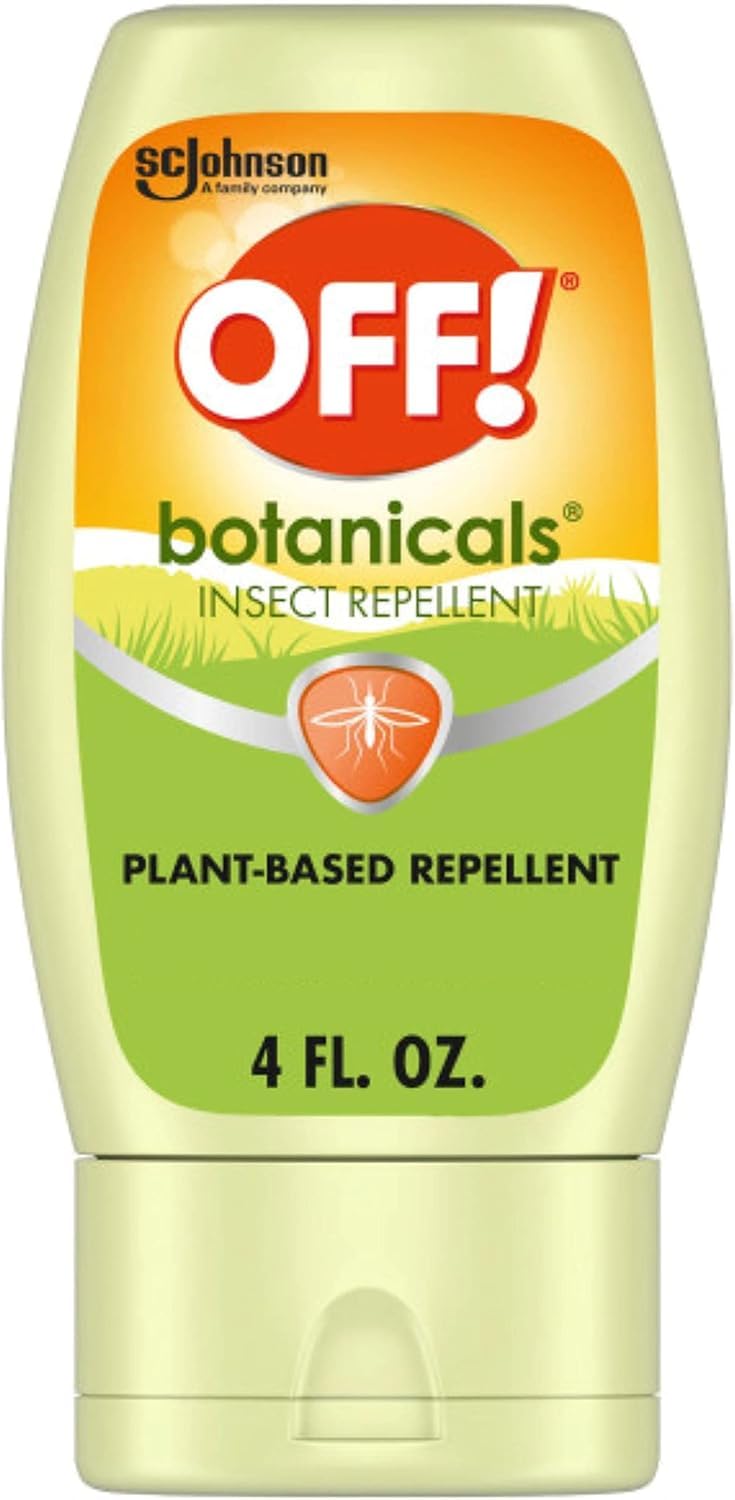 OFF! Botanicals Lotion: botella repelente de mosquitos para uso al aire libre.