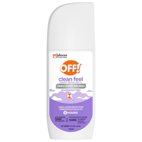 OFF! Clean Feel Spritz para senderismo, aplicación rápida y ligera.